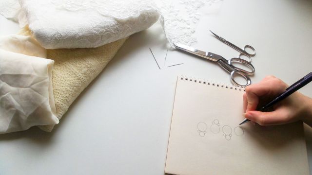 designing process of a bespoke piece